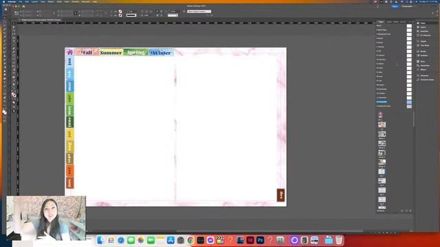 TUTORIAL How to edit the Seasonal Digital Planner using Adobe InDesign смотреть онлайн