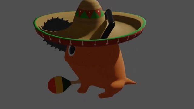 Pochita but he likes salsa 1 hour смотреть онлайн