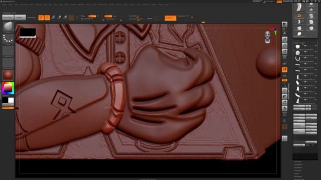 Jewelry 3D Zbrush ring смотреть онлайн