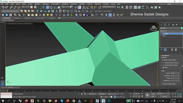 lattice modifier l 3D MAX смотреть онлайн
