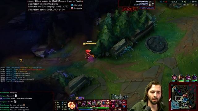 All lanes lose but Zyra jungle OP enough it doesn't matter смотреть онлайн