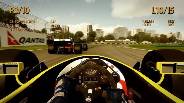 F1 2013: Classic Edition 1988 Williams FW12 Chasing A Ferrari