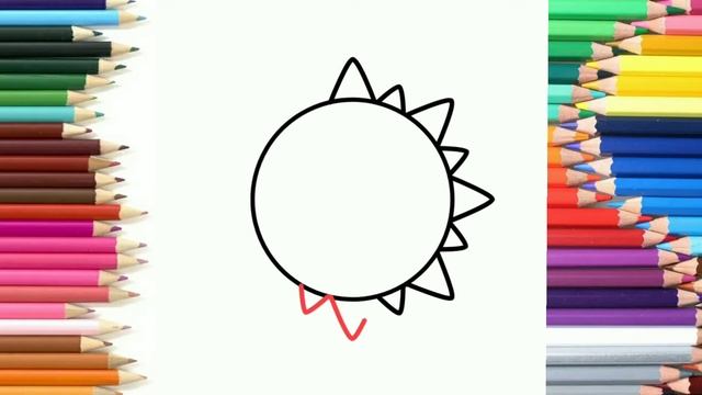 Рисуем солнце. Draw the sun смотреть онлайн