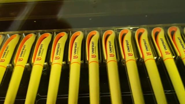 Ультрафиолетовая печать на ручках в Алматы на Roland LEF-300 смотреть онлайн