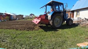 Китайская фреза 2,2м с трактором МТЗ