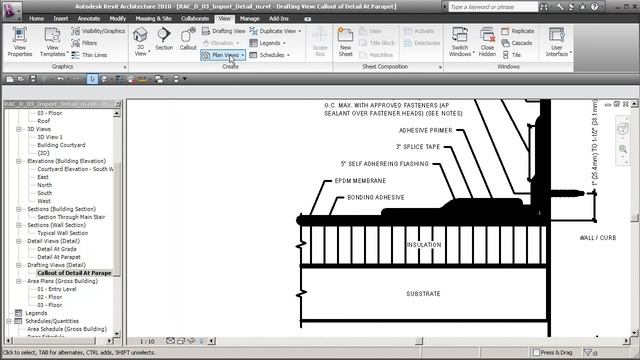 Revit 2010 Training: Part39-Detailing смотреть онлайн