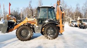 Обзор Экскаватора погрузчика CASE 695ST