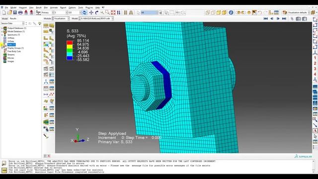 ABAQUS tutorial EP024 | Apply bolt load - Simple to Multi bolt смотреть онлайн