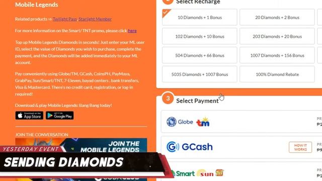 78+ Diamonds Giveaways Event Result – July 3, 2021 |  MLBB Argus New 