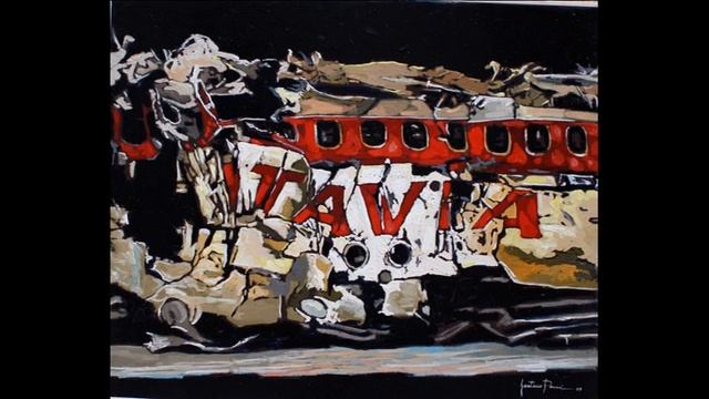Strage di Ustica olio su tela cm 100x120.Gaetano Porcasi смотреть онлайн