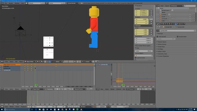 Blender 2.7 Tutorial #64: Lego Character Animation #b3d смотреть онлайн