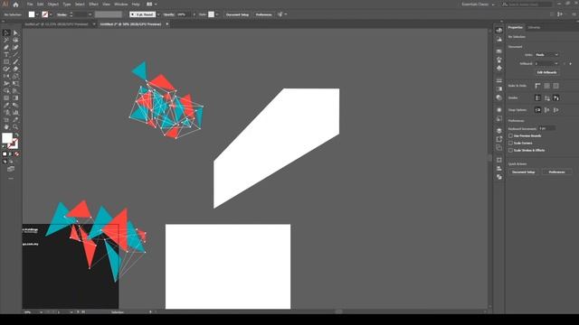 Geometric Pattern Leaflet Tutorial using Adobe Illustrator смотреть онлайн