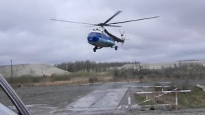 ми 8 Посадка вертолета