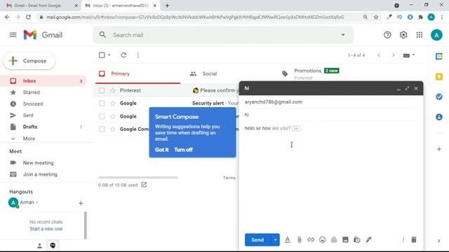 How To Send Email From Computer || Gmail Se Email Kaise Send Karte Hain || COMPUTER GUIDER 2021