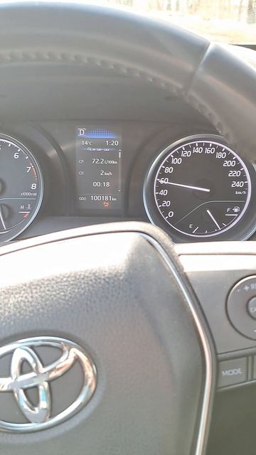 Camry V70 2,5 литра 200 л.с разгон до 100км/ч