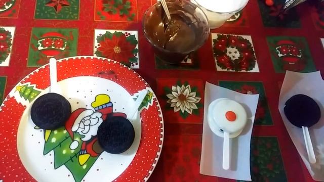 Cake Pops De Oreo Navideñas! Fáciles Y Deliciosas! - Andycookiesandcrafts -