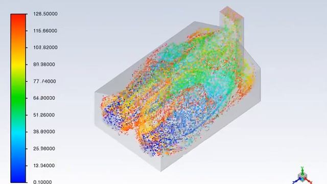 Dust Particles Entering the Room, Ansys Fluent Training смотреть онлайн