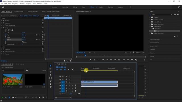 Crop Opening Transition Effect in Premiere Pro смотреть онлайн