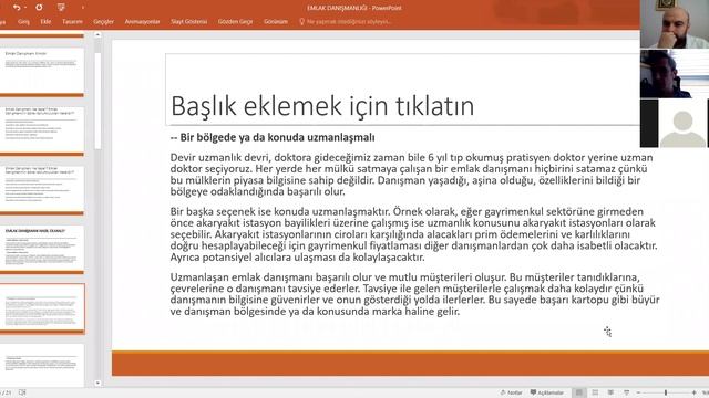 Emlak Danışmanlığı -Mesleki Farkındalık söyleşileri смотреть онлайн