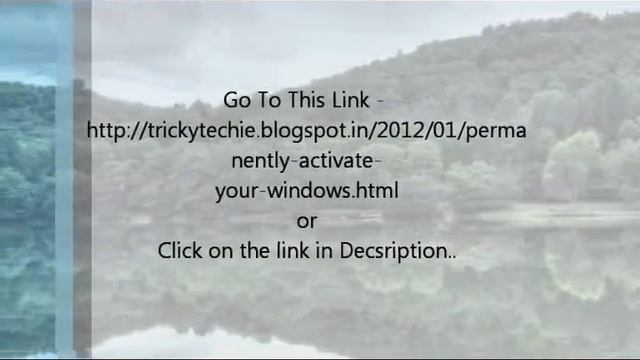 Permanently Activate Your Windows XP/Vista/7 смотреть онлайн