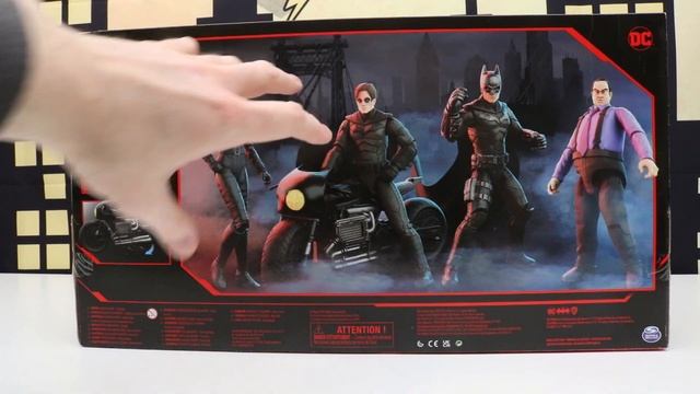 The Batman Movie Toy Collection | Batmobile - Batcycle - Bruce Wayne - Selina Kyle - The Penguin