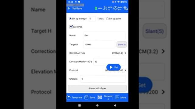 Step for setup base station Hi-Target GNSS RTK receiver смотреть онлайн