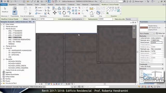🔴 Revit 2017 Aula 115/177: Modelando as platibandas da cobertura (CURSO GRATUITO) смотреть онлайн