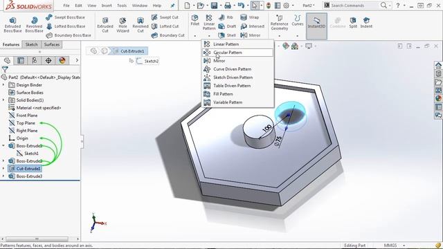 Solidworks Tutorial 21 : Machined Part Design 1 смотреть онлайн