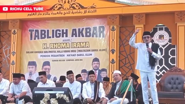 CERAMAH RHOMA IRAMA TERBARU DI PALEMBANG BAHAS NASAB BAALAWI DI PP DARUL ULUM SUNGAI BELIDA смотреть онлайн