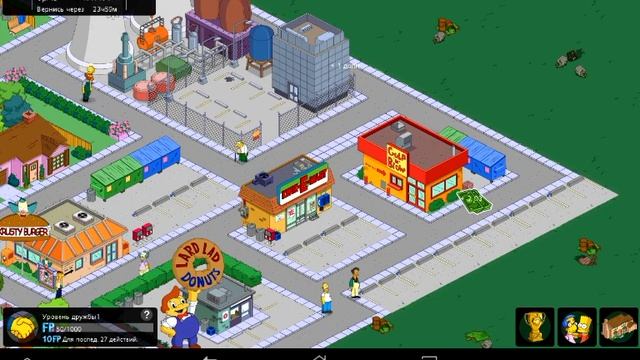 Играем симпсоны спрингфилд #1