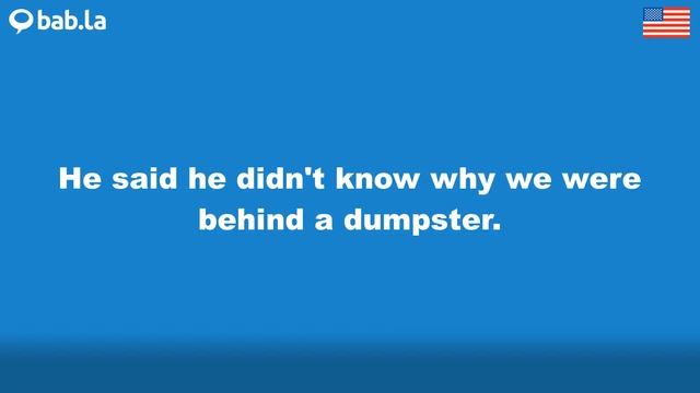 DUMPSTER pronunciation | Improve your language with bab.la смотреть онлайн