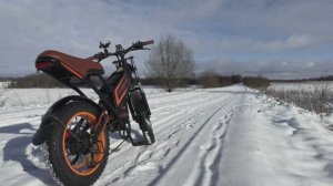 Kugoo Kirin V5  зимой