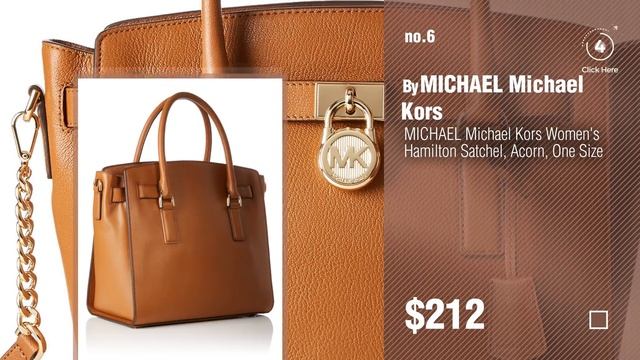 Top 10 Michael Kors Satchels Bags For Women: MICHAEL Michael Kors Women's Large East / West Cross смотреть онлайн
