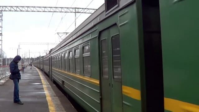 Электропоезд ЭД4М-0358 станция Купавна