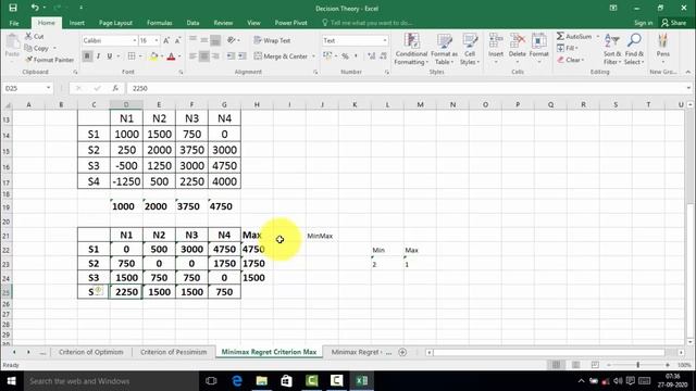 04 Decision Theory - Minimax Regret Criterion смотреть онлайн