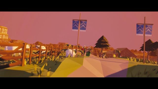 Walking through Lumbridge at Sunrise - OSRS Blender Animation смотреть онлайн