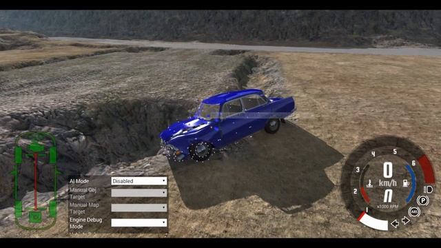 Сравнение машин в BeamNG Москвич 412 vs ВАЗ 2101 Возвращение