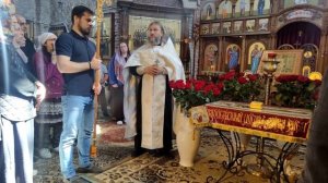 Погребение Плащаницы с крестным ходом. Иерей Андрей Струцкий. Абхазия. Дранда. 19.04.2025