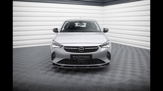 Maxton Design Opel Corsa F Mk6 Front Spoiler Splitter Sideskirt Voorspoiler Styling OPC смотреть онлайн