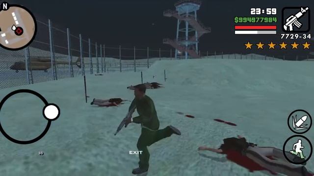GTA SA war With military