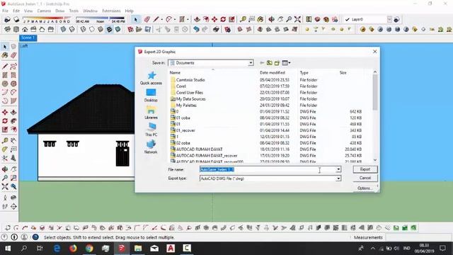 Export sketchup to autocad смотреть онлайн