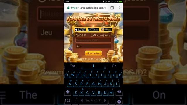 Lord mobile код на бесплатный сундук удачи смотреть онлайн