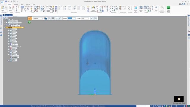 SOLID EDGE ST10 - ENGINE CASE COVER - CONCRETE MIXER смотреть онлайн