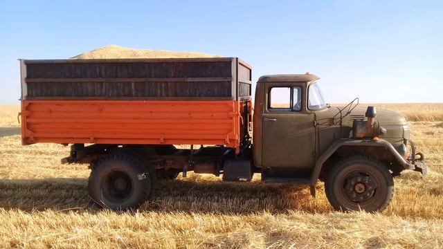 Зил130 дизель на уборке