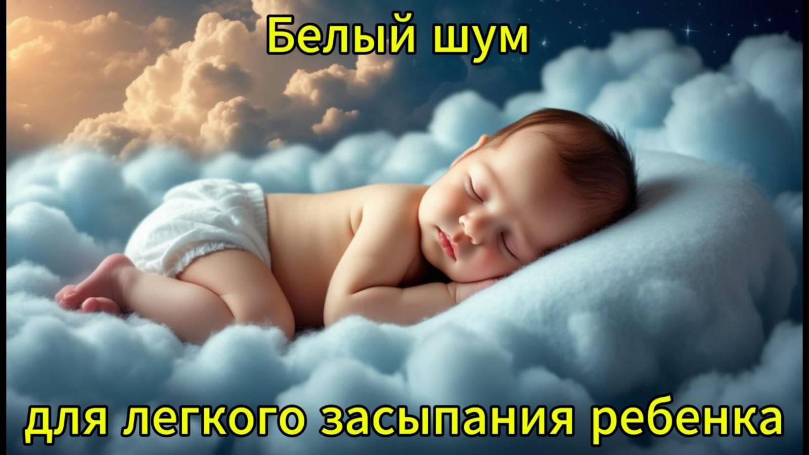 Белый шум для легкого засыпания ребенка