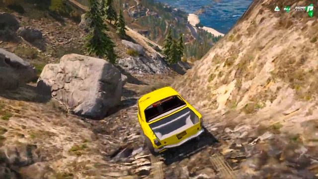 СБРОСИЛ ЧИТЕРСКУЮ МАШИНУ С ОБРЫВА В ГТА 5 МОДЫ! ЭКСПЕРИМЕНТЫ В GTA 5 ВИДЕО MODS смотреть онлайн