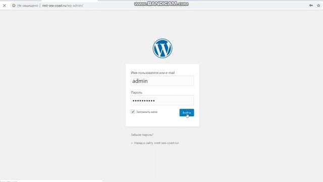 Установка WordPress на сайт смотреть онлайн