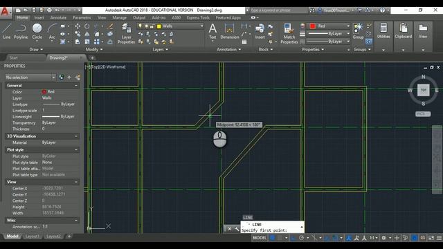 Lec. 8 _ Mid-term Exam _ Drawing a plan in AutoCAD [AutoCAD Basics] смотреть онлайн