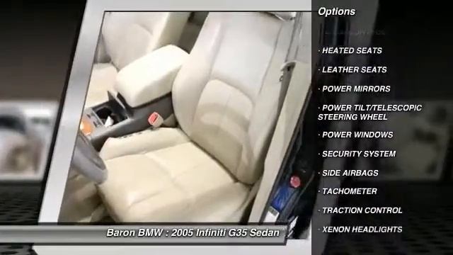 2005 Infiniti G35 Sedan X AWD at Baron BMW in Merriam 5M306572 смотреть онлайн