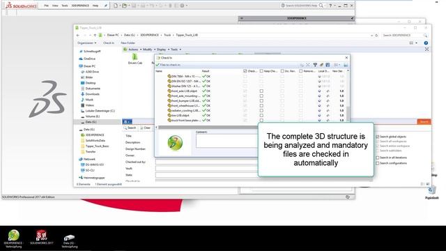 3DEXPERIENCE platform connected with SolidWorks : Pack & Go смотреть онлайн